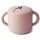 Mehka roza skodelica za prigrizke Mushie Blush 2340019
