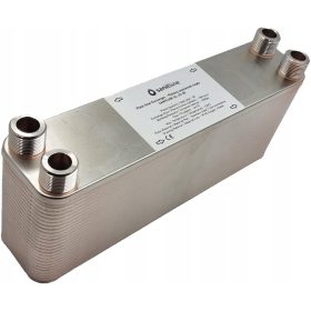   TOPLOTNI IZMENJEVALNIK VISOKE UČINKOVITOSTI 50 PLOŠČ 55kW 4x 3/4" ZA SANITARNO UPORABO