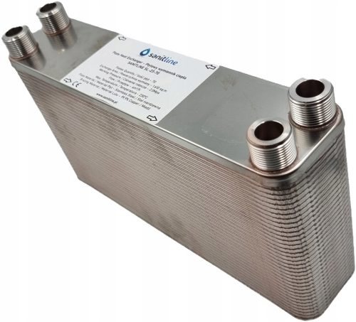 TOPLOTNI IZMENJEVALNIK SANITLINE 70 PLOŠČ 80kW 3/4" + ISO
