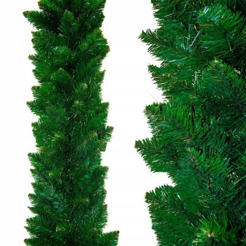 Zelena girlanda za božično dekoracijo vrat - PREMIUM kakovost - Gosta girlanda dolžine 540 cm