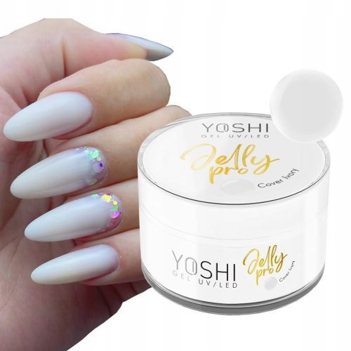 YOSHI JELLY PRO GEL UV LED - ŽEL ZA GRADNJO COVER IVORY 50 g