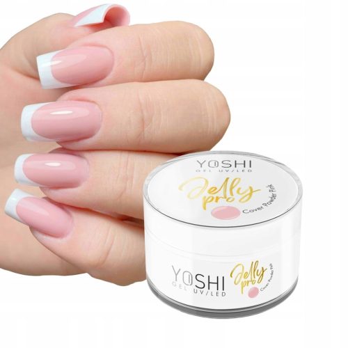 Yoshi Jelly Pro Gel Za Gradnjo Nohtov - Pokrivni Prašek Roza 50 g