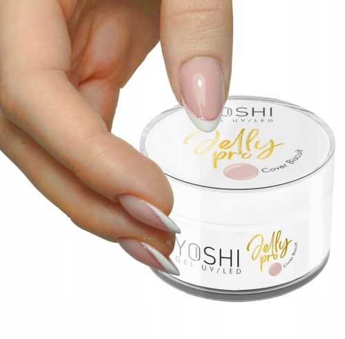 Yoshi Jelly Pro Gel za gradnjo nohtov LED UV - Gel za gradnjo BEŽ OBLOGA BISKVIT 50 g ⭐⭐⭐⭐⭐