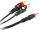  Libox LB0022 minijack kabel (3,5 mm) - 2x RCA (činč) 1,5 m
