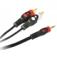  Libox LB0022 minijack kabel (3,5 mm) - 2x RCA (činč) 1,5 m