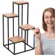 Stojalo za rože Loft Quattro Legna Slim 67 cm kovinsko