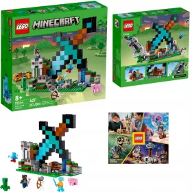   LEGO Minecraft 21244 Baza Meč Diamant Creeper Prašič Skelet Eksplozija