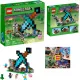 LEGO Minecraft 21244 Baza Meč Diamant Creeper Prašič Skelet Eksplozija