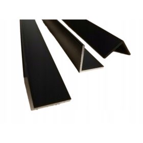 Aluminijasti kotnik 20x20 mm mat črn 2m