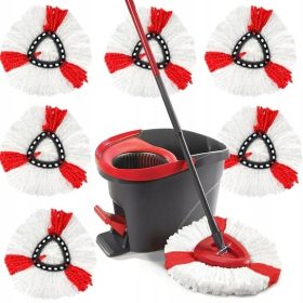   VRTLJIVI mikrofibra/guma/plastik vložek za krpo Falcon VILEDA, 35 cm