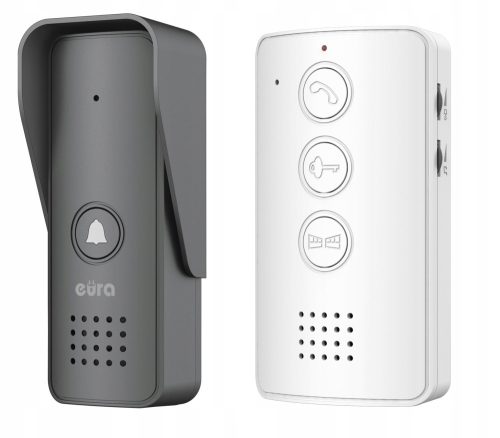 DOMOFON ''EURA'' ADP-09A3, črn, prostoročno