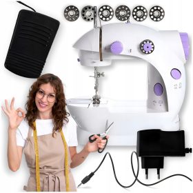 MAXSELL Mini Šivalni Stroj z Napajalnikom