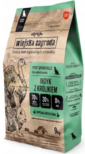 Suha hrana Wiejska Zagroda puran z zajcem 9 kg