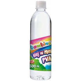    Bambino TEKOČE LEPILO 500 ml za QUILLING St. Majewski PROZORNO