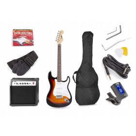 Električna kitara MAX Stratocaster Sunburst, desna, 6 strun