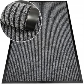   PREPROGA ZA VHODNA VRATA, PODLOGA ZA ČEVLJE, 60x90, DEBELI PROGI, NIZOZEMSKA