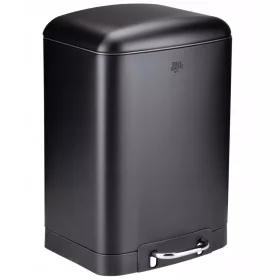 Kakovostni koš za smeti Dirt Devil s pedalom 12l črn