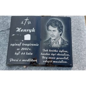 Kameni nagrobnik Knjiga 30x40 cm