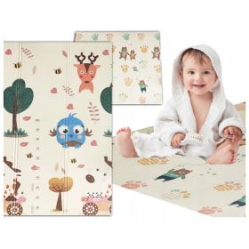   Happy Kiddo® Velika Zložljiva Dvostranska Pena Podloga za Otroke XPE 180 cm