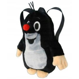   Enotni plišasti otroški nahrbtnik Krt MU Brno, fantki, punčke, črn