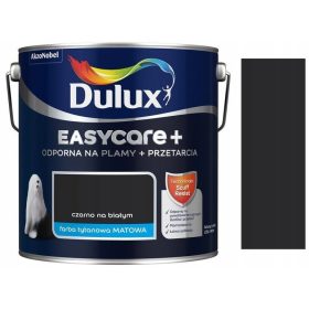 Dulux lateks stenska barva 2,5 l Črna na belo mat