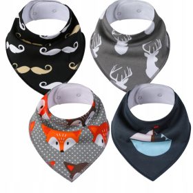   Slovenian name: Šal iz 100% bombaža s geometrijskimi vzorci

SEO-optimized description:
 ŠAL IZ 100% BOMBAŽA S GEOMETRIJSKIMI VZORCI - KOMPLET 4 KOSI