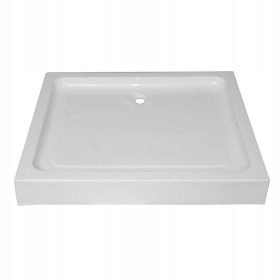   Brodzik prysznicowy kwadratowy 90x80 SXL03B Biały z syfonem 15cm wysoki