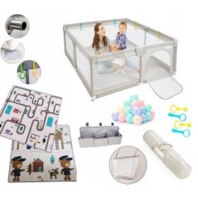   OTROŠKI KOJEC PREMIUM ISERE + ORGANIZATOR Z ŽOGICAMI IZ PENE