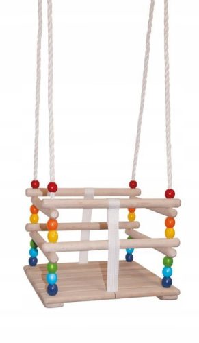 Lesena gugalnica Woodyland New 30 x 30 x 30 cm