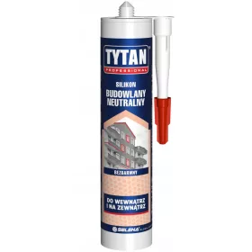 Tytan Profesionalni gradbeni silikon, brezbarven, 280 ml