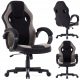 Gaming stol Sense7 Prism, črno-sivo blago