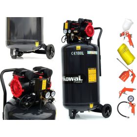   Optimized name: Profesionalni brezoljni kompresor KowaL Polska K25+KIT 100L 8 bar

Optimized description: 
Profesionalni brezoljni kompresor KowaL Polska K25+KIT 100L 8 bar je vrhunski kompresor brez 