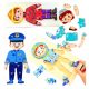  VELIKA 3D PUZZLE LESENE KOCKE PUZZLE NICE PROFESSIONS KOMPLET 4 KOSOV