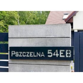 Hišna številka XXL LED tablica Japonski Aku 70 x 13 cm