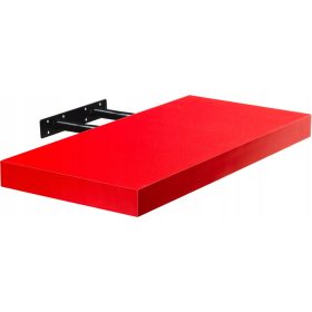 Polica MDF Stilista 70 x 23,5 cm odtenki rdeče