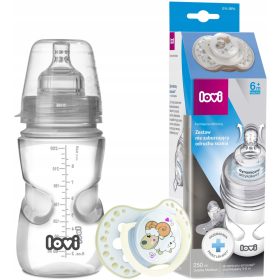 LOVI Butelka Medical+ 250ml s cucljem za kašo 6m+