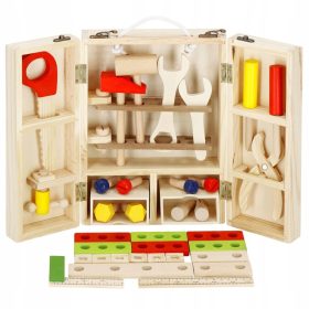 DREVENI KOMPLET ORODJA ZA OTROKE