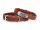 Eleganten pasji ovratnik s personalizacijo, model Cognac ID, velikost L