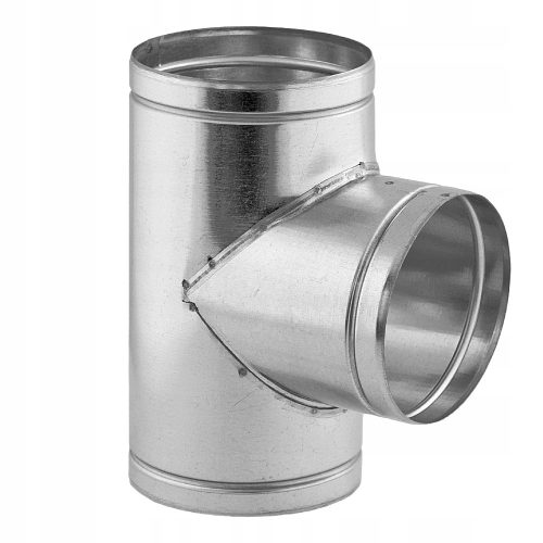 Okrogla pocinkana Tč Flexiva 125mm 90°