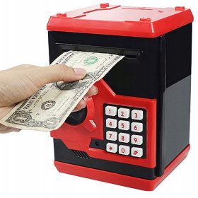   Hranilnik Skrinjica za Varcevanje z Avtomatom za Shranjevanje Kovancev