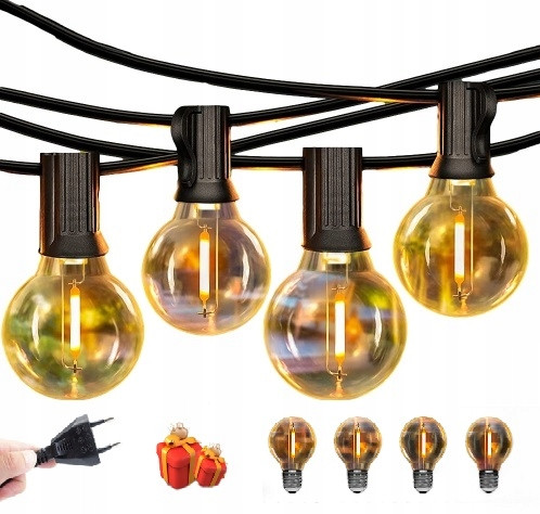 LED Girlande Luči za vrt 9m 30+1 kos LED IP68