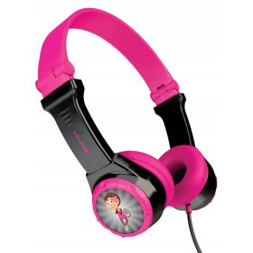   Zložljive otroške žične slušalke JLab JBuddies v roza barvi