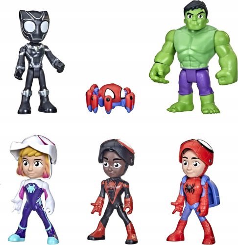 Hasbro Spidey in njegovi neverjetni prijatelji, komplet akcijskih figur, 6 kosov