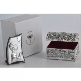  Skrinja obhajila za fantka, srebrna slika