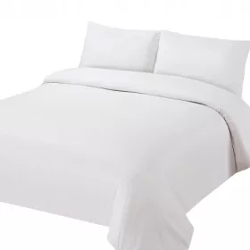 BELA HOTEL POSTELJNINA DOM 140x200 IZ GLADKEGA BOMBAŽA