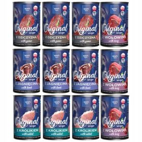 WAFI MOKRA HRANA ZA PSE MEŠANICA OKUSOV 12x400G 65% MESA