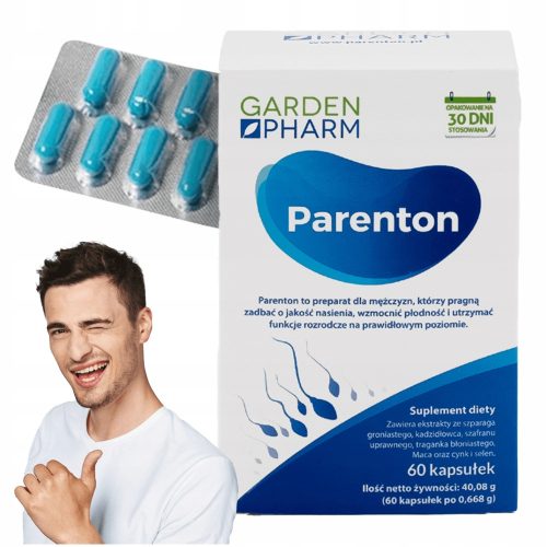 Parenton - Naravno Prehransko Dopolnilo za Povečanje Moške Plodnosti