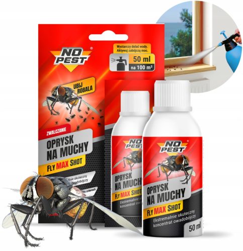 No-Pest Ultra Mocny Tekoči Koncentrat Proti Muham 50 ml