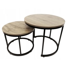 Kavna mizica Kontrast SK102S sonoma hrast 2-delni set