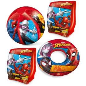   Plavalni komplet SPIDER-MAN s krogom, žogo in napihljivimi rokavi za učenje plavanja